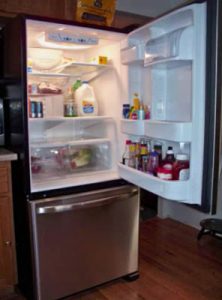 Amana bottom freezer refrigerator ABB19
